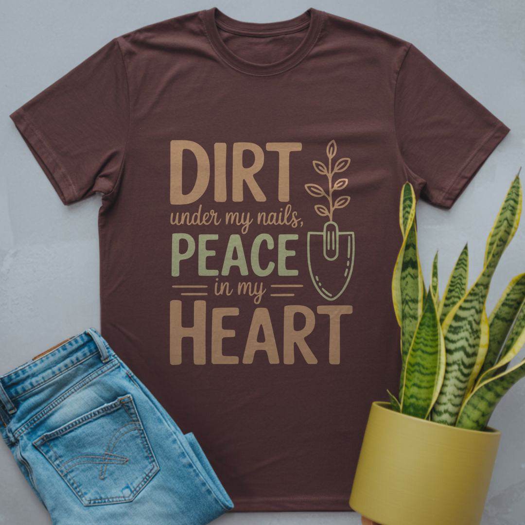 Dirt & Peace Colored Shirt Dark Chocolate / S