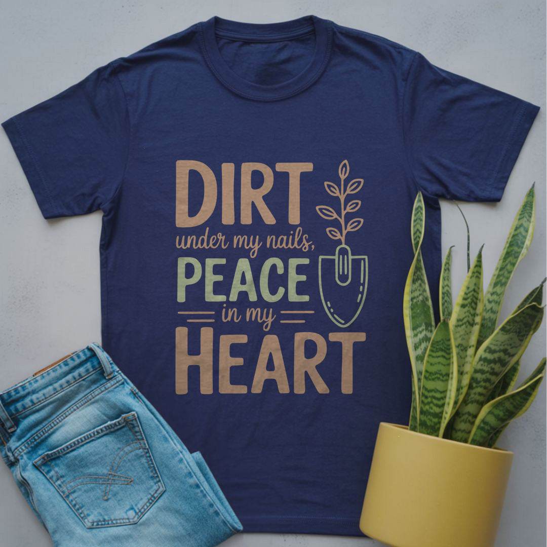 Dirt & Peace Colored Shirt Navy / S