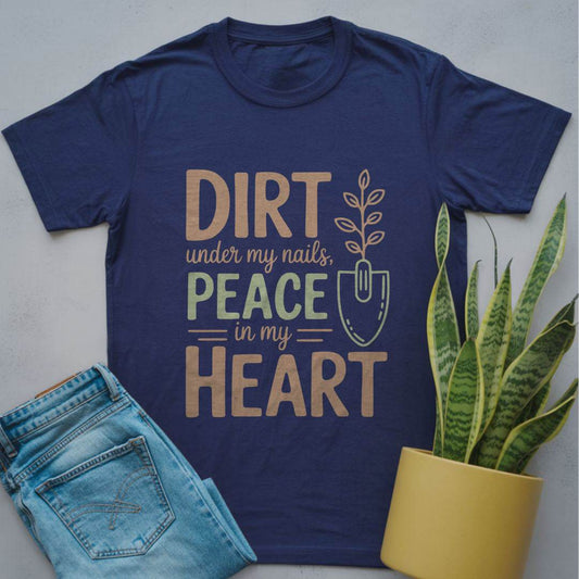 Dirt & Peace Colored Shirt Navy / S