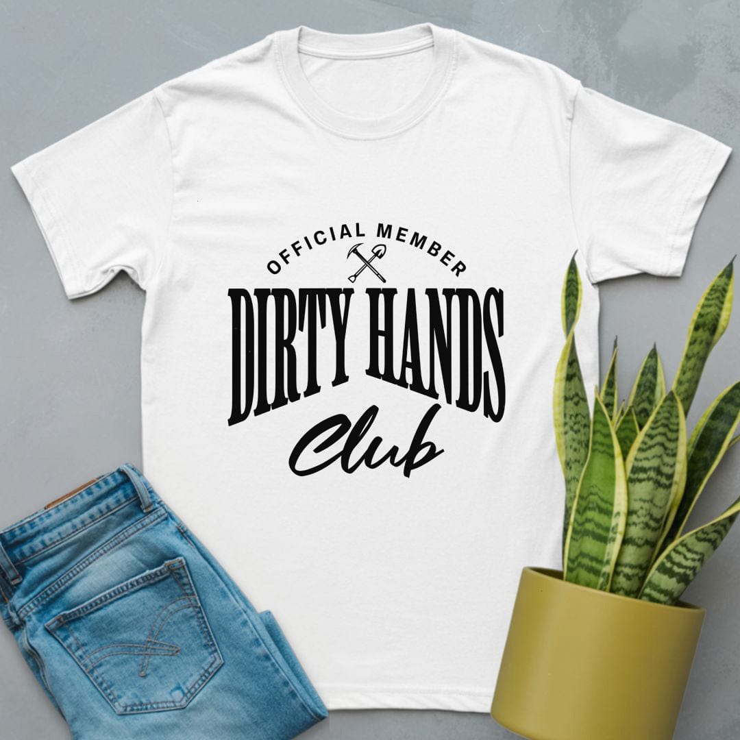 Dirty Hands Club Shirt White / S