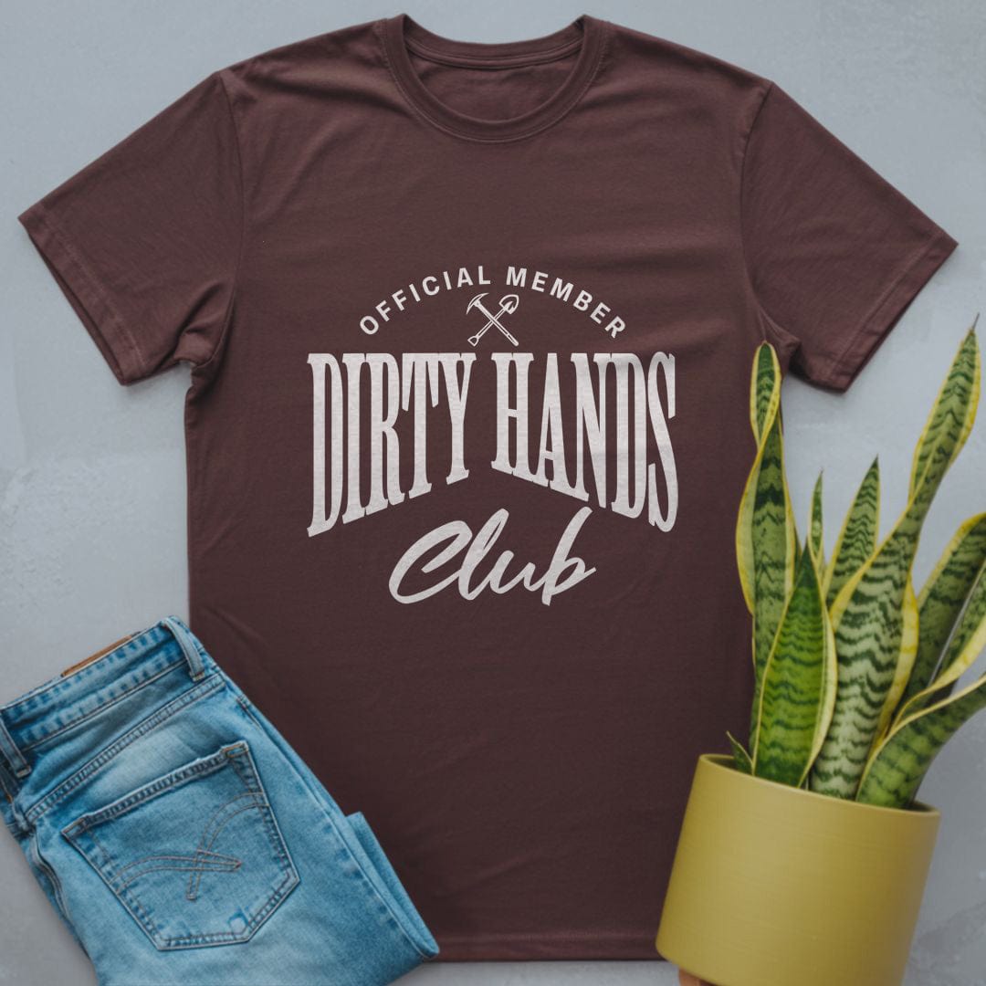 Dirty Hands Club Shirt Dark Chocolate / S