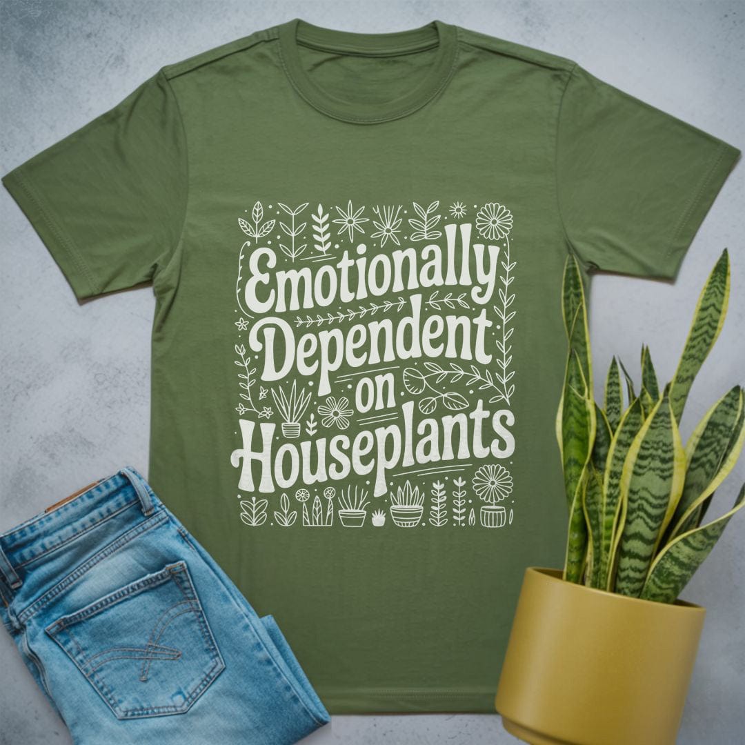 Emotionally Plant Dependent Shirt Military Green / S