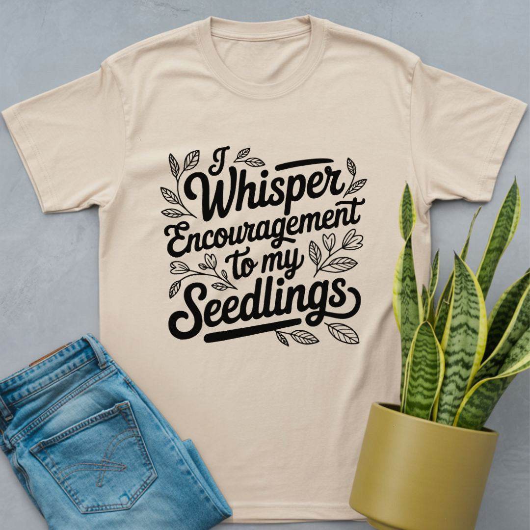 Encouraging Seedlings Shirt Natural / S