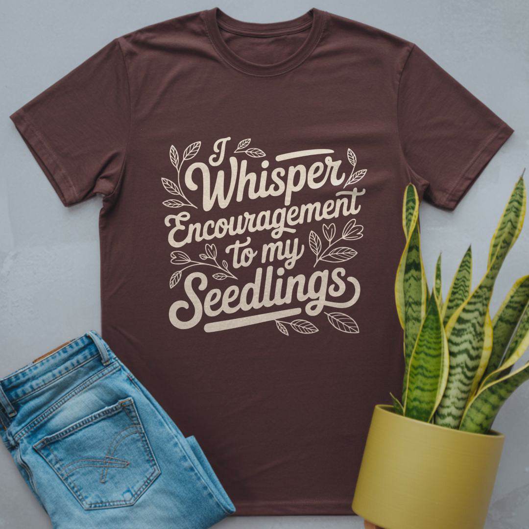 Encouraging Seedlings Shirt Dark Chocolate / S