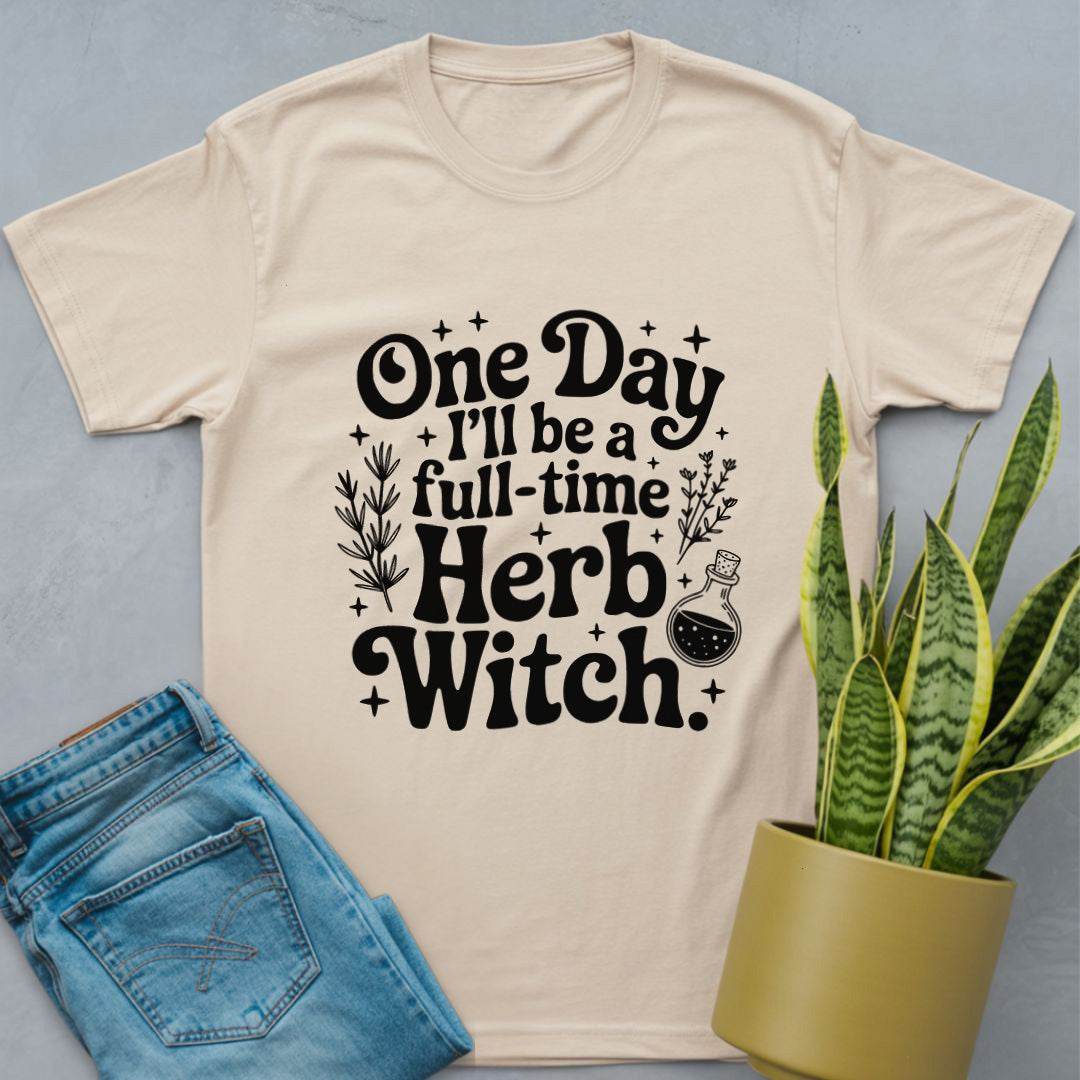 Full-Time Herb Witch Shirt Natural / S