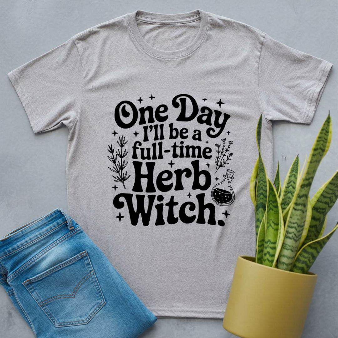 Full-Time Herb Witch Shirt Sport Grey / S