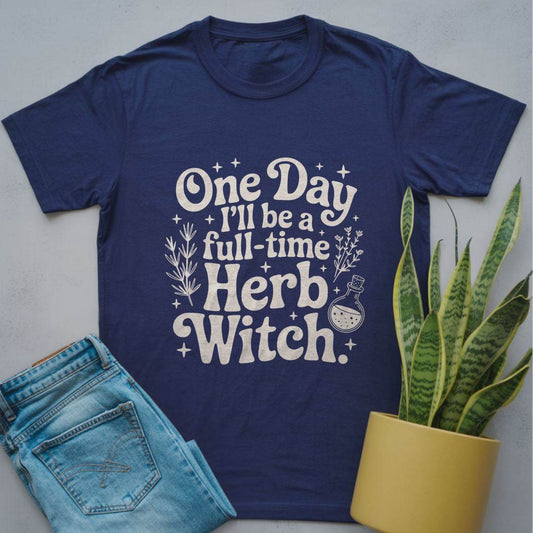 Full-Time Herb Witch Shirt Navy / S