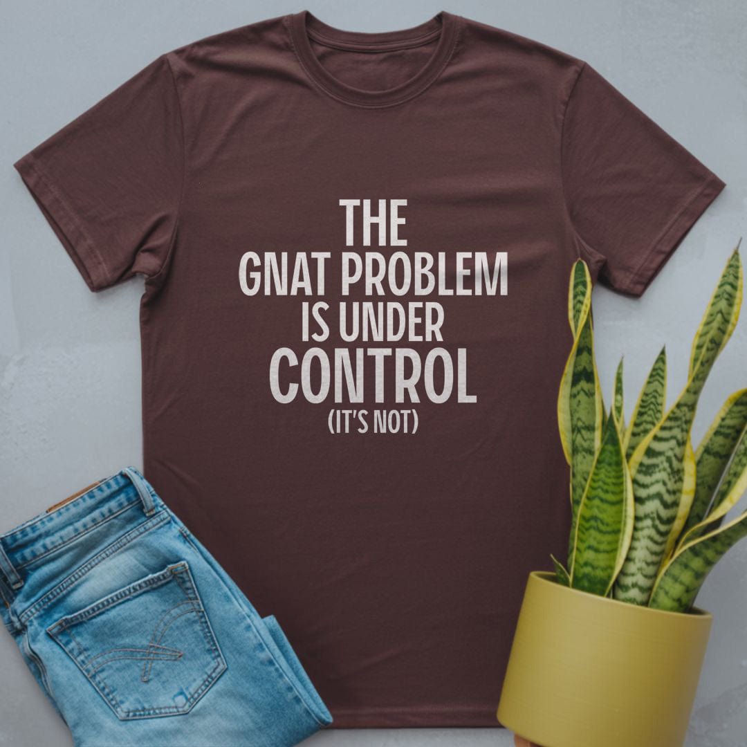 Gnat Problem Under Control Shirt Dark Chocolate / S
