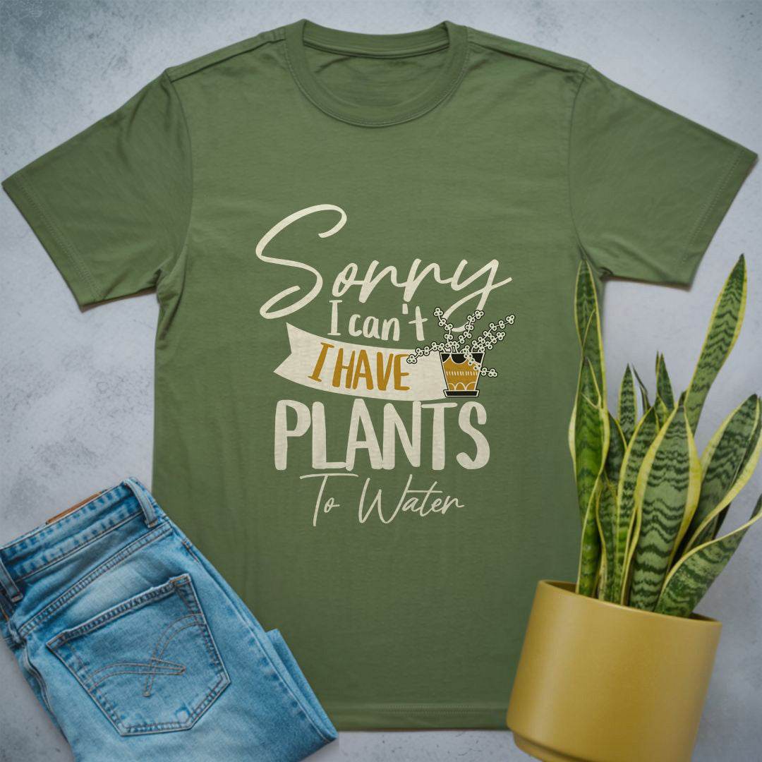 Have Plants to Water Shirt Military Green / S