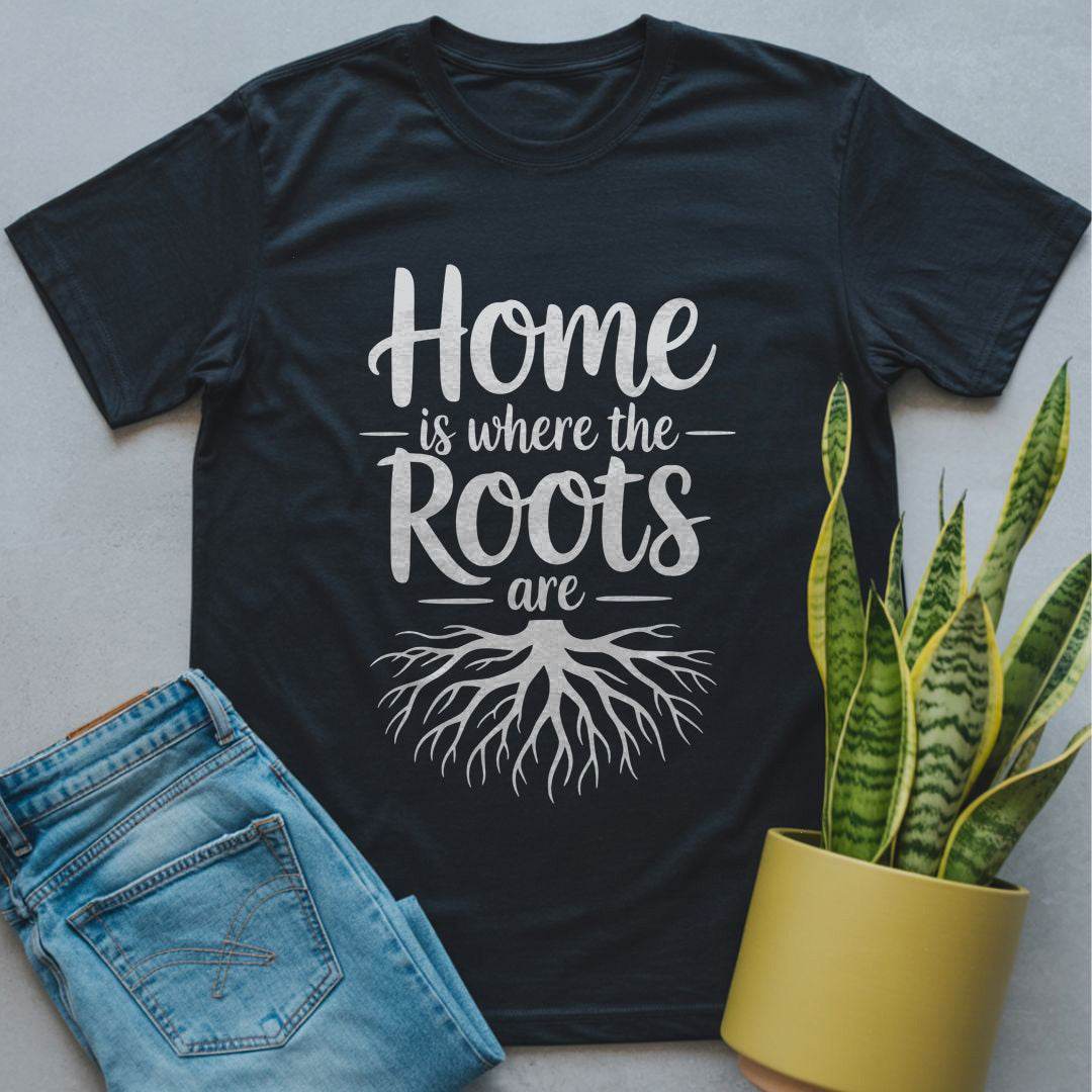 Home is Where the Roots Are Shirt Black / S