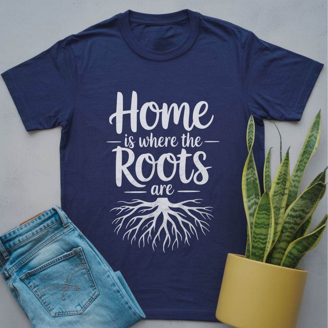 Home is Where the Roots Are Shirt Navy / S