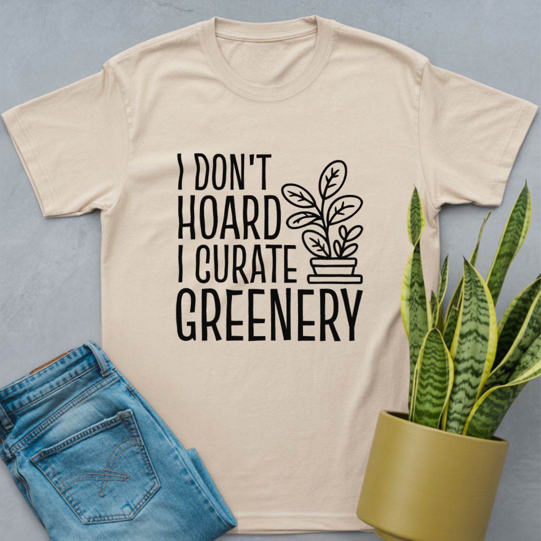 I Curate Greenery Shirt Natural / S