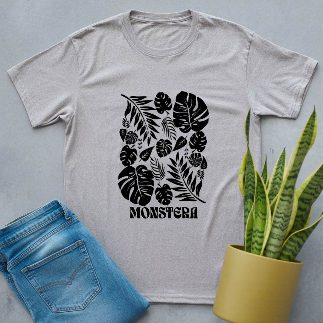 Monstera Dreams Shirt Sport Grey / S