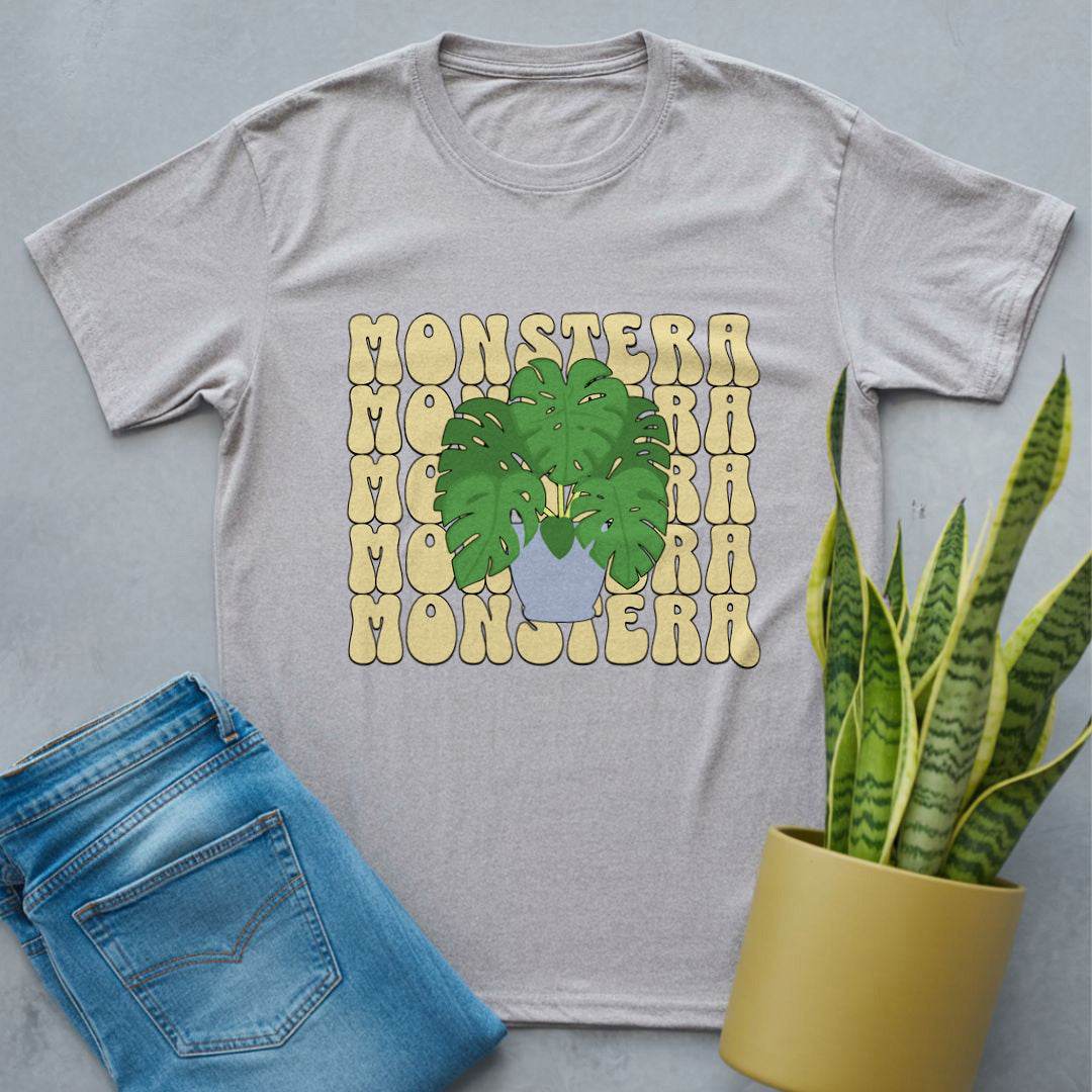 Monstera Paradise Shirt Sport Grey / S