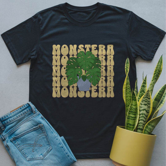 Monstera Paradise Shirt Black / S