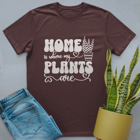 My Plants My Home Shirt Dark Chocolate / S
