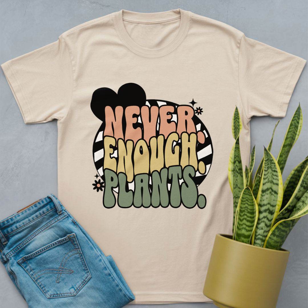 Never Enough Plants Shirt Natural / S