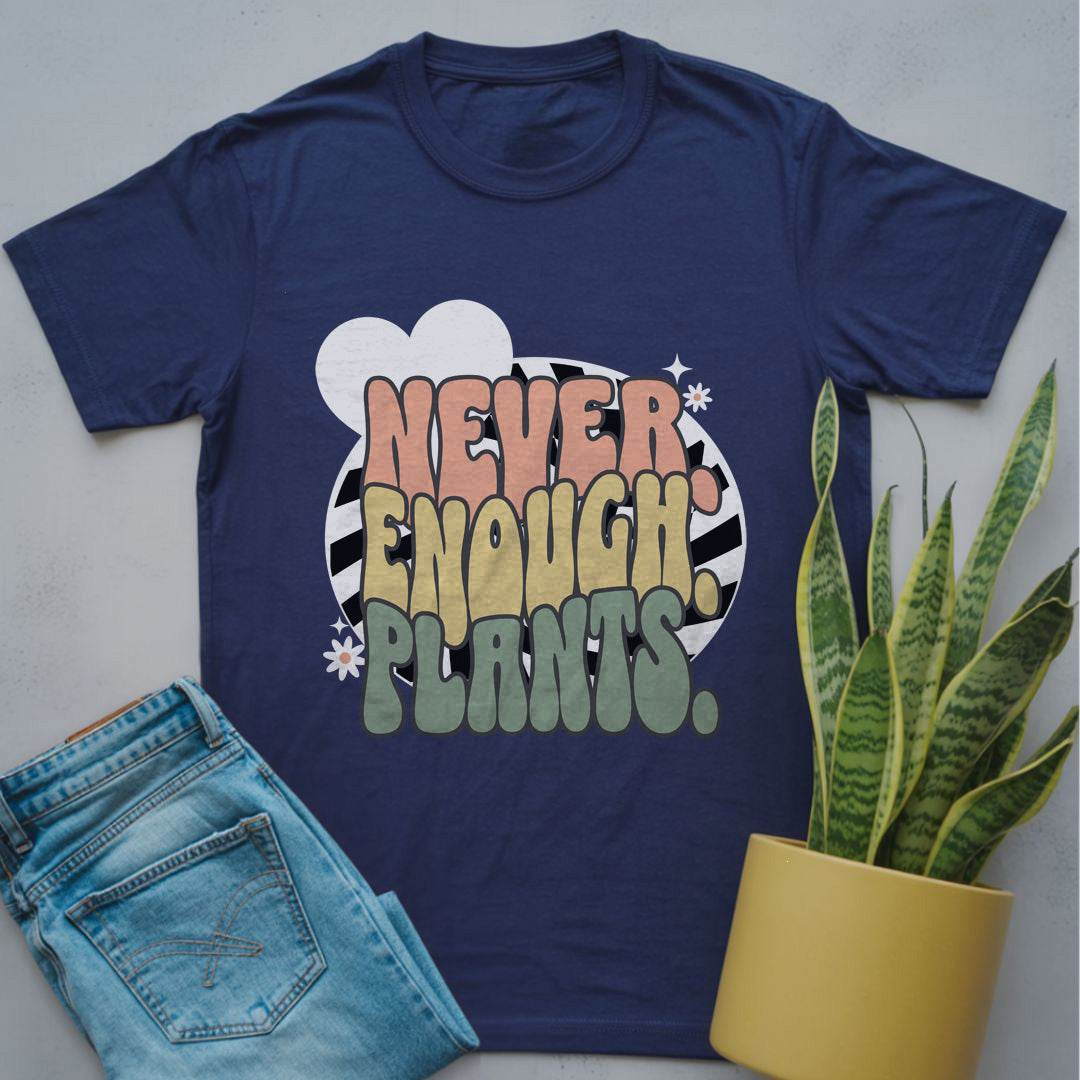 Never Enough Plants Shirt Navy / S