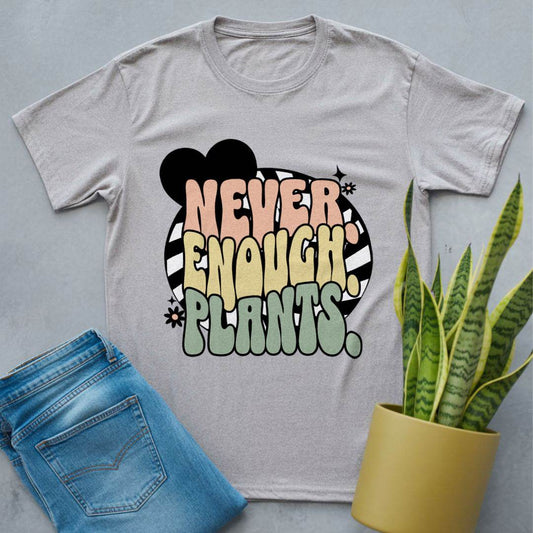 Never Enough Plants Shirt Sport Grey / S