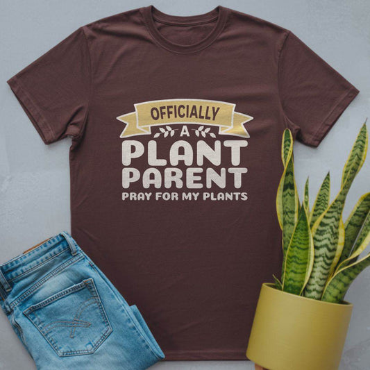 Officially a Plant Parent Shirt Dark Chocolate / S