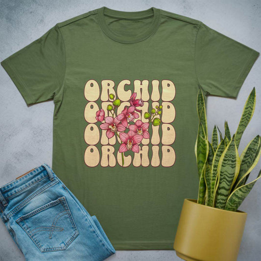 Orchid Retro Shirt Military Green / S