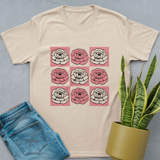 Peony Paradise Shirt Natural / S