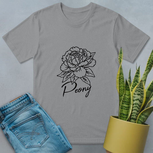 Peony Petal Passion Shirt Sport Grey