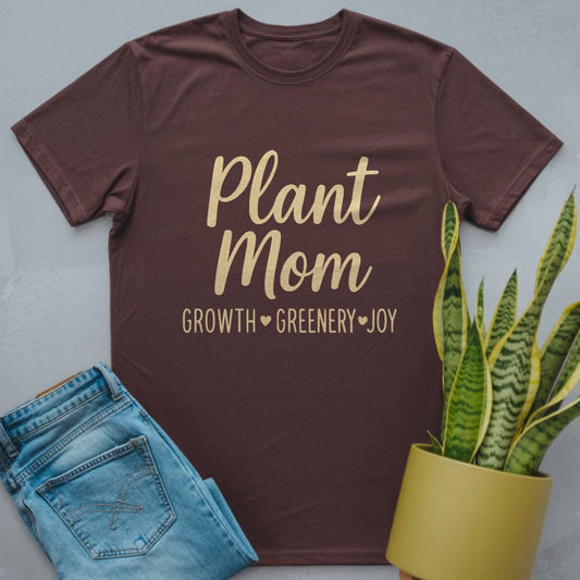 Plant Mom Shirt Dark Chocolate / S