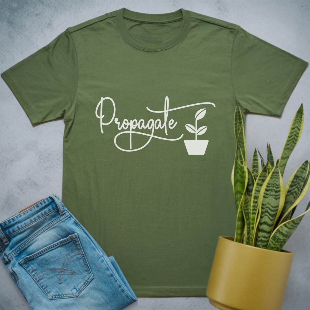 Plant Parent Propagation Shirt Military Green / S