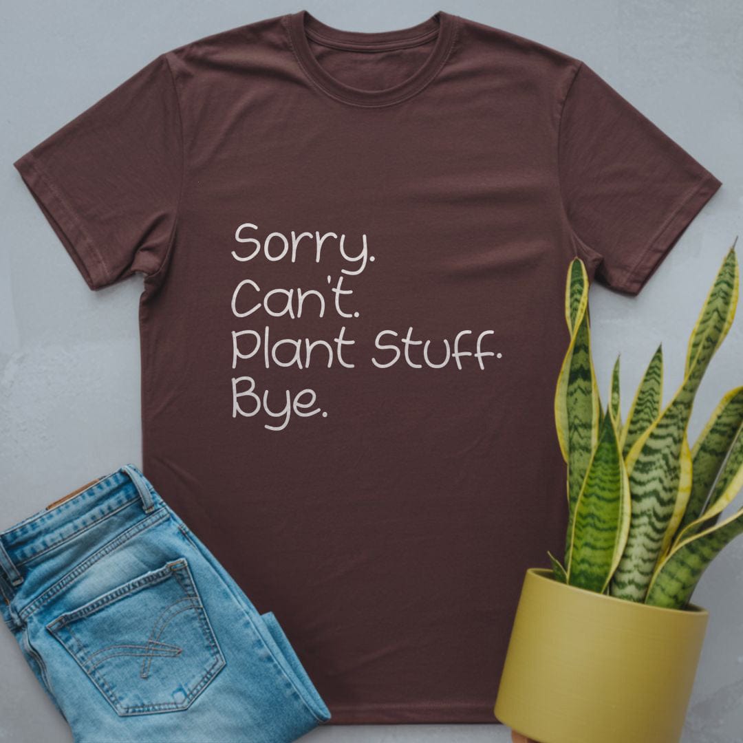 Plant Stuff Shirt Dark Chocolate / S