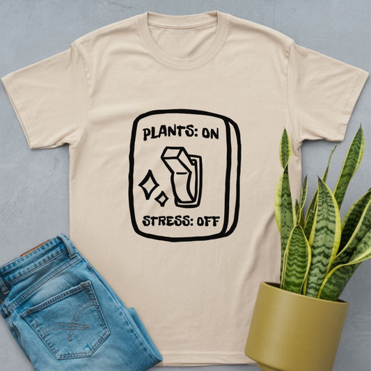 Plants On Shirt Natural / S