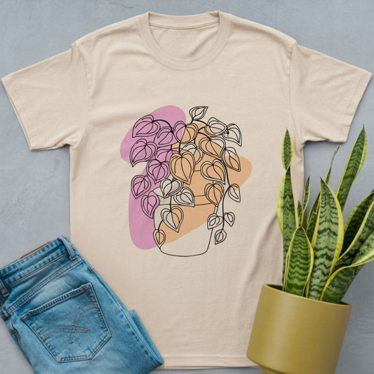 Pothos Blob Art Shirt Natural / S