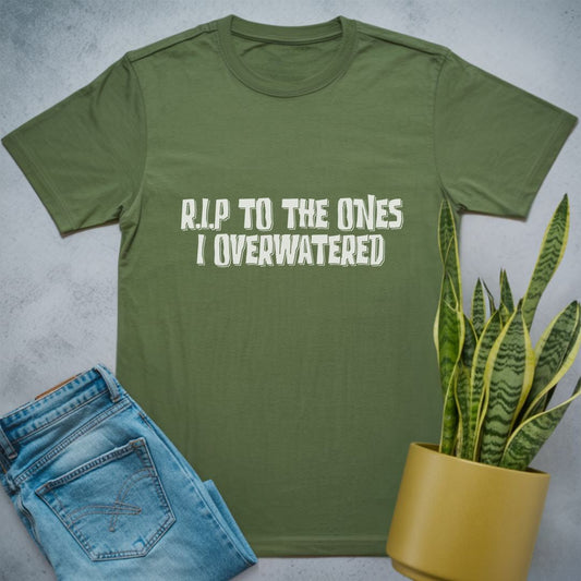 R.I.P. Overwatered Shirt Military Green / S