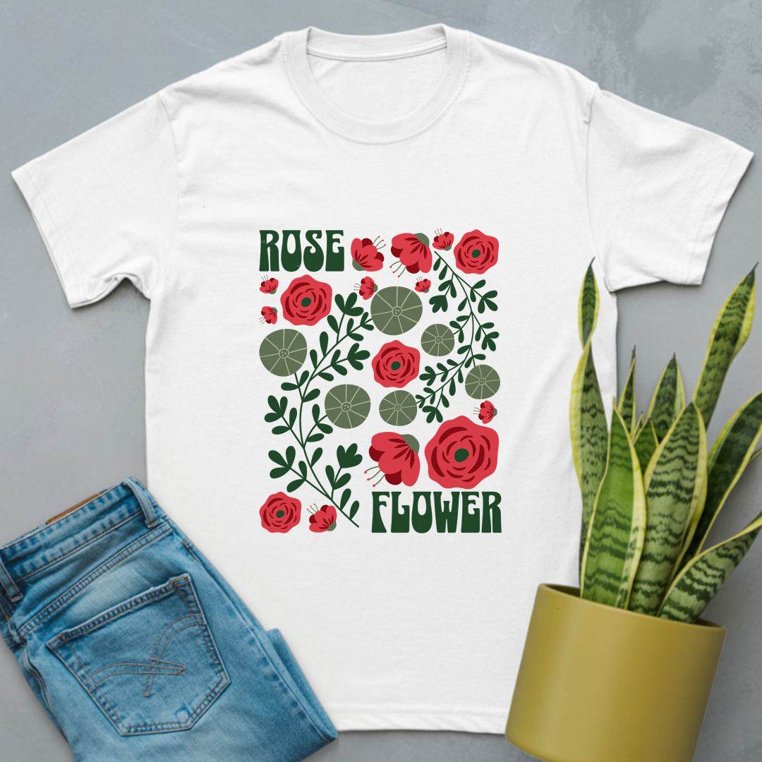 Rose Bloom Dream Shirt White / S