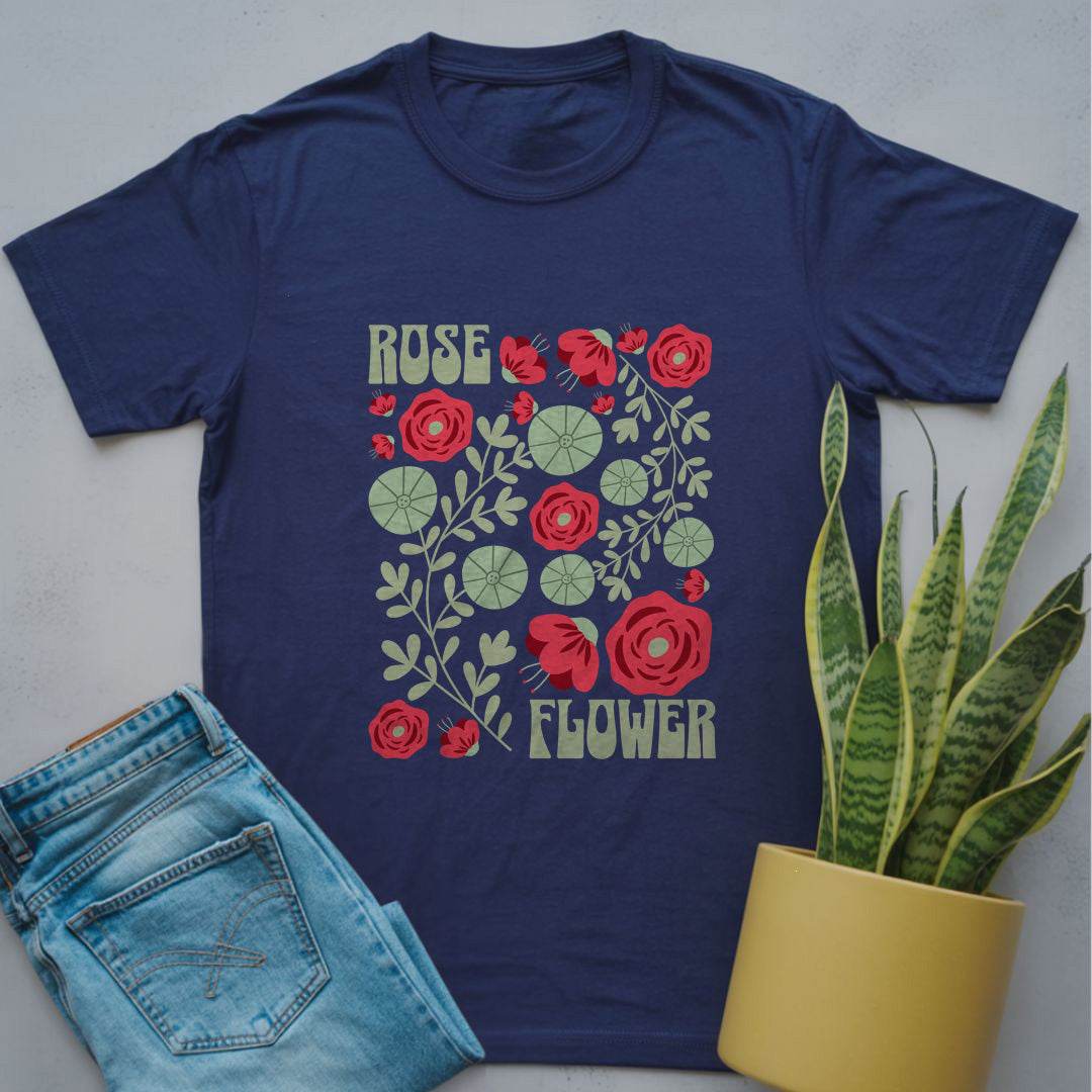 Rose Bloom Dream Shirt Navy / S