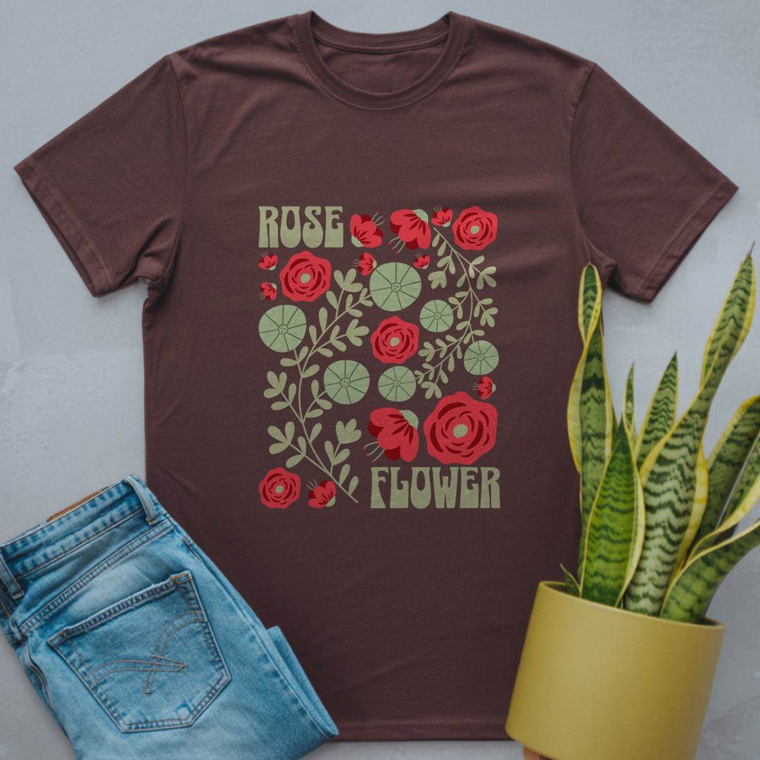 Rose Bloom Dream Shirt Dark Chocolate / S