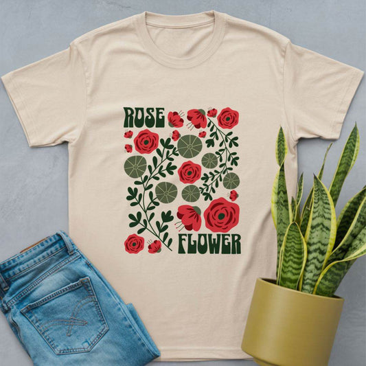 Rose Bloom Dream Shirt Natural / S