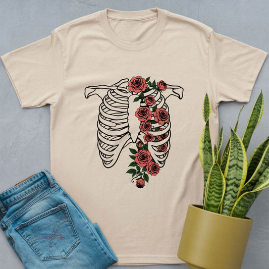 Roses and Ribs Shirt Natural / S