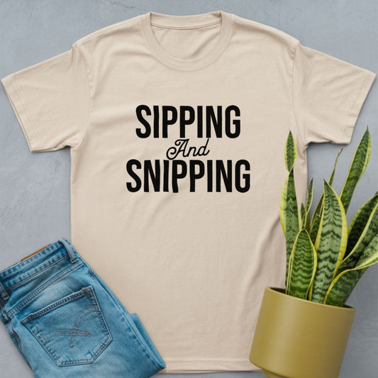 Sipping and Snipping Shirt Natural / S