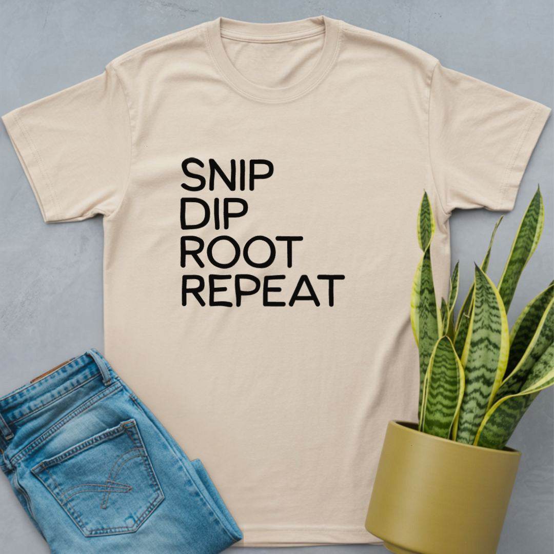 Snip Dip Root Repeat Shirt Natural / S