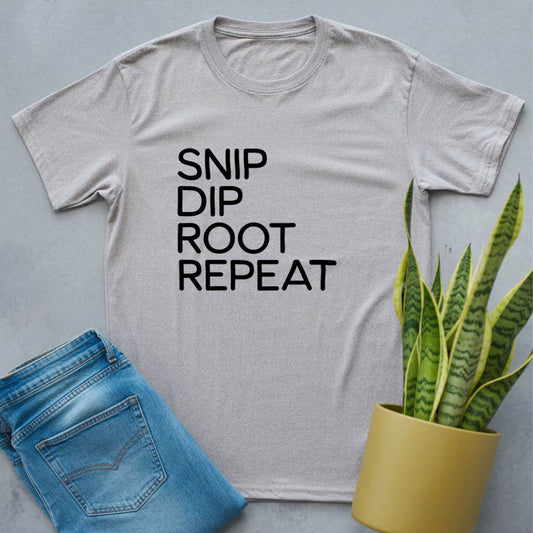 Snip Dip Root Repeat Shirt Sport Grey / S