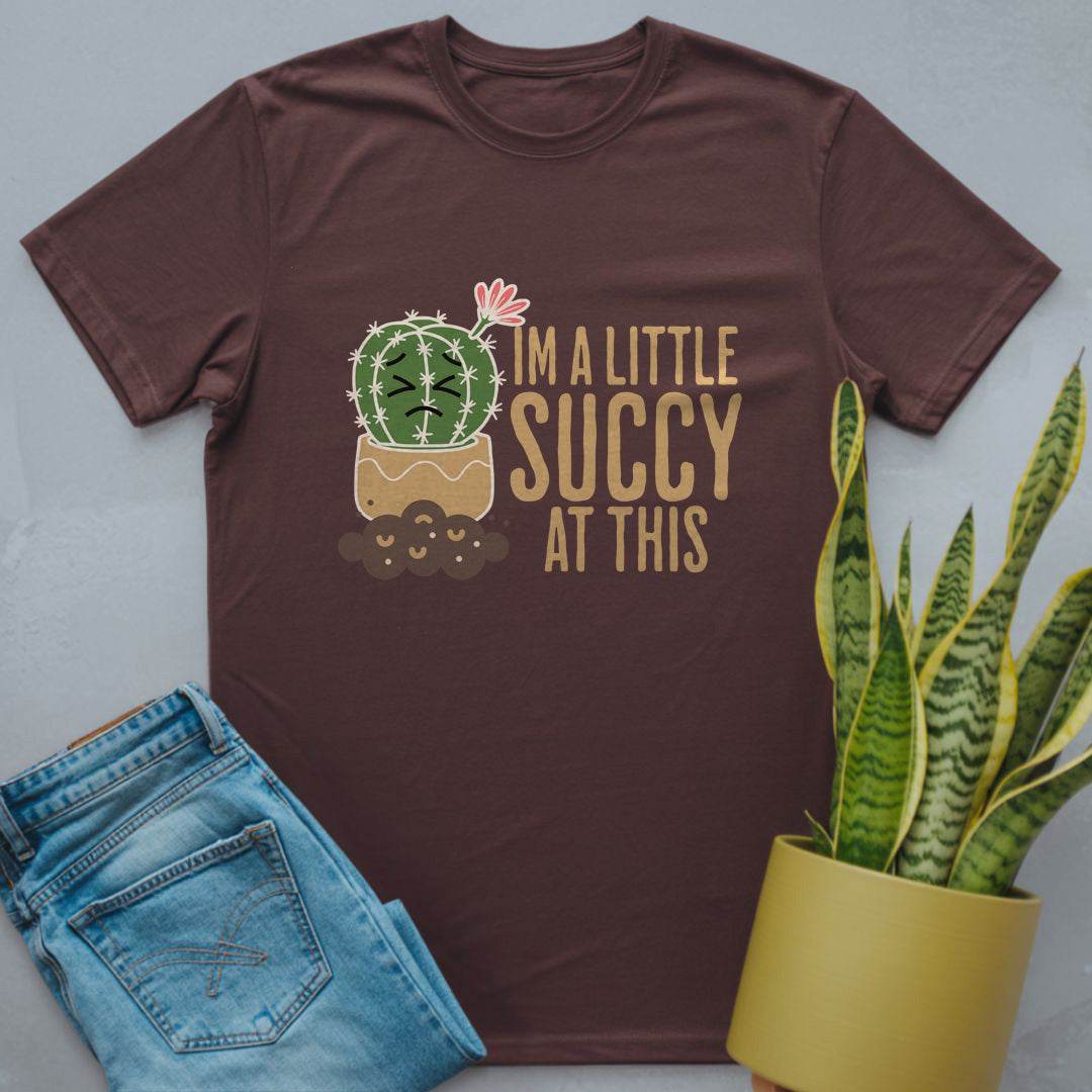 Succulent Lover's Shirt Dark Chocolate / S