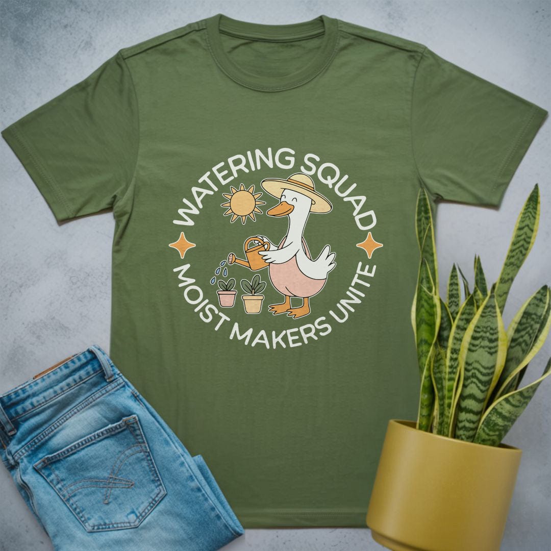 Watering Squad Moist Makers Shirt Military Green / S