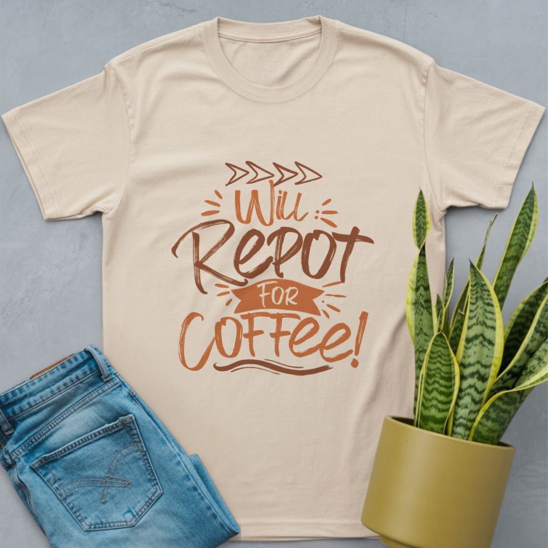 Will Repot for Coffee Shirt Natural / S